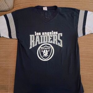 Vintage Los Angeles Raiders Black Jersey T-Shirt